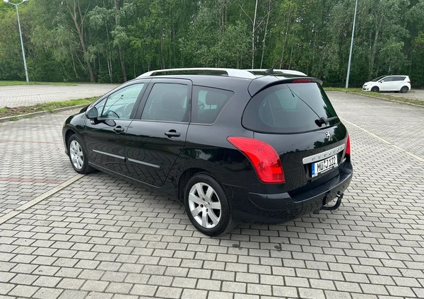 Peugeot 308 cena 18700 przebieg: 173000, rok produkcji 2009 z Warszawa małe 326